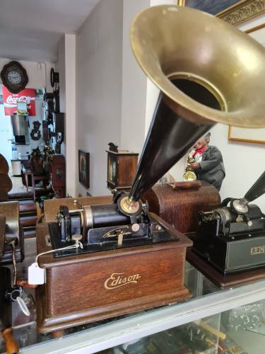 Antika Edison Fonograf Edison Standard Phonograph - Model B - 0