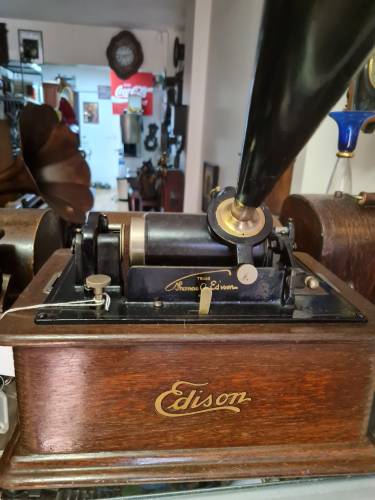 Antika Edison Fonograf Edison Standard Phonograph - Model B - 1