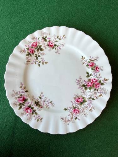 Antika İngiliz Porselen Royal Albert Lavander Rose Tabak 16cm - 0