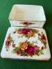 Antika İngiliz Porselen Royal Albert Old Country Roses Bone China Tereyağlık Kutu 12cm - Thumbnail (2)