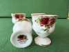 Antika İngiliz Porselen Royal Albert Old Country Roses Bone China Yumurtalık 5cm 4 Adet - Thumbnail (2)