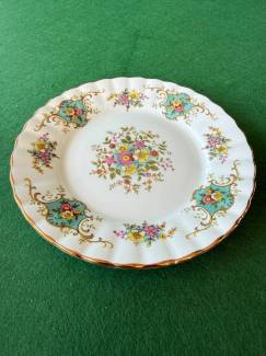 Antika İngiliz Porselen Royal Stafford TrueLove Tabak 16cm