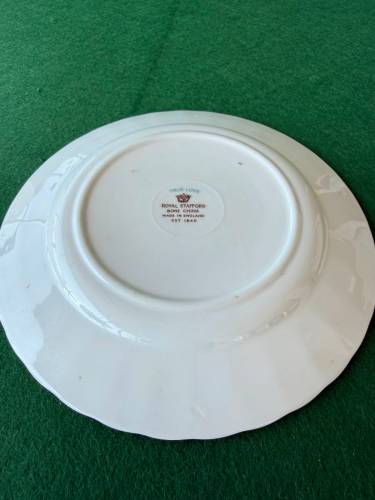 Antika İngiliz Porselen Royal Stafford TrueLove Tabak 16cm - 1