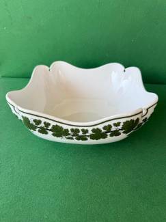 Antika Meissen Alman Porselen Meyvelik Kase Derin 22cm 