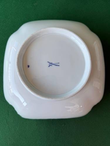 Antika Meissen Alman Porselen Meyvelik Kase Derin 22cm - 3