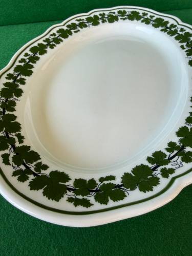 Antika Meissen Alman Porselen Kayık Tabak 35cm - 2