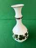Antika Meissen Alman Vazo Yeşil Yapraklı 18cm - Thumbnail (1)