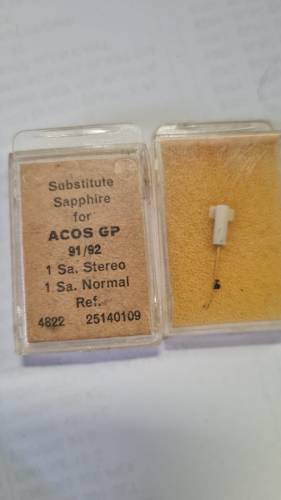 Pikap İğnesi Acos GP-91 - 92 Sapphire Needles - 0