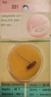 Pikap İgnesi Micromel 331 Philips AG-3063 Needle
