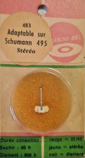 Pikap İgnesi Micromel 483 Schumann STK 495 Needles