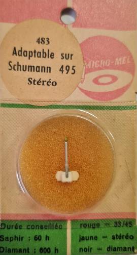 Pikap İgnesi Micromel 483 Schumann STK 495 Needles - 0
