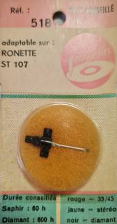 Pikap İgnesi Micromel 518A RONETTE ST 107 Needle