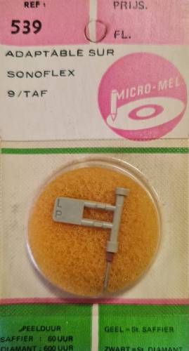 Pikap İgnesi Micromel 539 Sonoflex 9 TAF Needle - 0