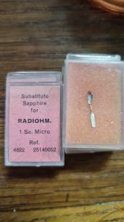 Pikap İğnesi Radiohm Saphire Needle