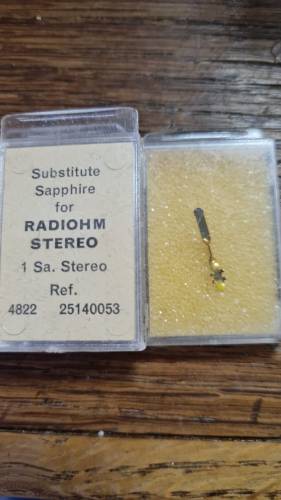 Pikap İğnesi Radiohm Stereo Saphire Needle - 0