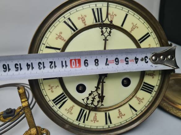  Saat Mekanizması Antika RSM 1894-1896 Mechanical Antique German Wall Clock - 1