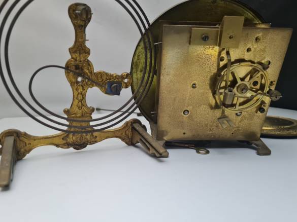  Saat Mekanizması Antika RSM 1894-1896 Mechanical Antique German Wall Clock - 2