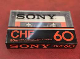 Sony CHF 60 Kaset Ambalajında Casette Made in JAPAN